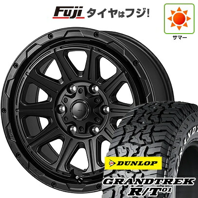 【新品】プラド/ハイラックス 夏タイヤ ホイール4本セット 265/65R17 ダンロップ グラントレック R/T01 RWL/RBL モンツァ HI-BLOCK レグルス 8J 17インチ(送料無料)｜フジコーポレーション