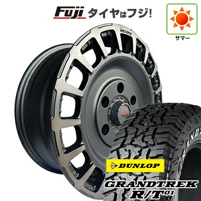 【新品】キャラバン 夏タイヤ ホイール4本セット 215/65R16 109/107Q ダンロップ グラントレック R/T01 RWL/RBL エムクライム ノマド/D 6.5J 16インチ(送料無料)