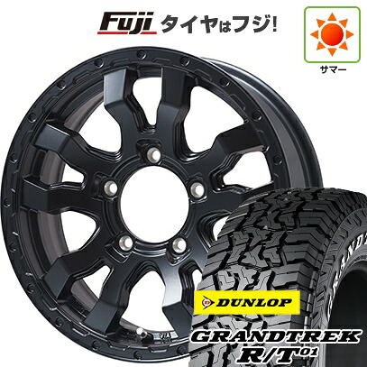【新品】ジムニー 夏タイヤ ホイール4本セット 215/85R16 ダンロップ グラントレック R/T01 RWL/RBL トピー ヴァブロ RR-01【限定】 5.5J 16インチ(送料無料)|フジコーポレーション