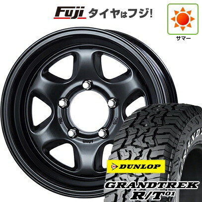 【新品】ジムニーシエラ/ジムニーノマド 夏タイヤ ホイール4本セット 215/70R16 ダンロップ グラントレック R/T01 RWL/RBL トライスター BRUT BR-44 6.5J 16インチ(送料無料)