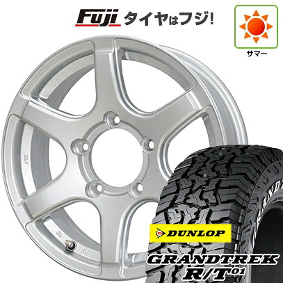 【新品】ジムニー 夏タイヤ ホイール4本セット 185/85R16 ダンロップ グラントレック R/T01 RWL/RBL ホットスタッフ バイソン BN-04 5.5J 16インチ(送料無料)