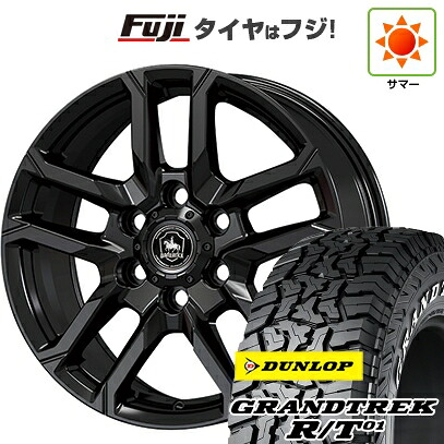 【新品】ハイエース200系 夏タイヤ ホイール4本セット 215/65R16 109/107Q ダンロップ グラントレック R/T01 RWL/RBL コーセイ ベアロック バイソン 6.5J 16インチ(送料無料)