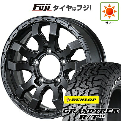 【新品】ジムニーシエラ/ジムニーノマド 夏タイヤ ホイール4本セット 215/70R16 ダンロップ グラントレック R/T01 RWL/RBL トピー ヴァブロ RR-01 5.5J 16インチ(送料無料)｜フジコーポレーション