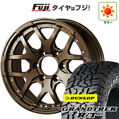 【新品】プラド/ハイラックス 夏タイヤ ホイール4本セット 285/70R17 ダンロップ グラントレック R/T01 RWL/RBL SSR ディバイド ZS-D 8J 17インチ(送料無料)｜フジコーポレーション