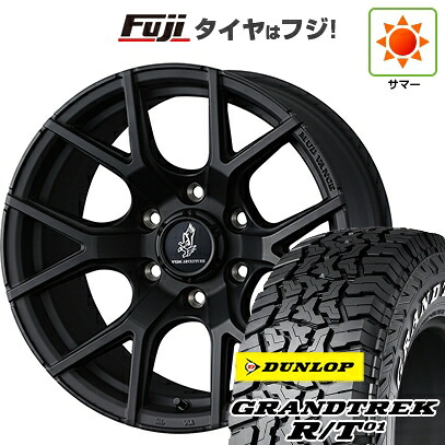 【新品】プラド/ハイラックス 夏タイヤ ホイール4本セット 265/70R17 ダンロップ グラントレック R/T01 RWL/RBL WEDS ウェッズアドベンチャー マッドヴァンス SD 8.5J 17インチ(送料無料)