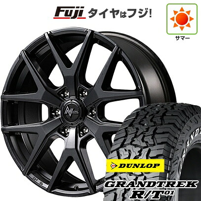 【新品】ランクル250/ランクル300 夏タイヤ ホイール4本セット 265/65R18 ダンロップ グラントレック R/T01 RWL/RBL MID WHEELS NITRO POWER M62 トマホーク 8J 18インチ(送料無料)