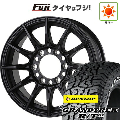【新品】ハイエース200系 夏タイヤ ホイール4本セット 215/65R16 109/107Q ダンロップ グラントレック R/T01 RWL/RBL ゴジゲン ブラックマン G I 6.5J 16インチ(送料無料)｜フジコーポレーション 93,555円
