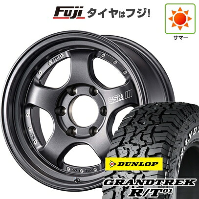 【新品】プラド/ハイラックス 夏タイヤ ホイール4本セット 265/65R17 ダンロップ グラントレック R/T01 RWL/RBL SSR ディバイド SP1 トレイル【限定】 8.5J 17インチ(送料無料)|フジコーポレーション