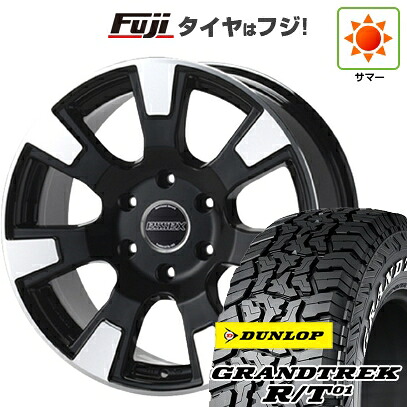 【新品】ハイエース200系 夏タイヤ ホイール4本セット 215/65R16 109/107Q ダンロップ グラントレック R/T01 RWL/RBL エセックス ES-16 7J 16インチ(送料無料)｜フジコーポレーション