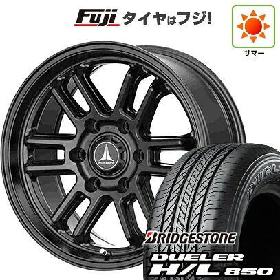 【新品】プラド/ハイラックス 夏タイヤ ホイール4本セット 265/65R17 ブリヂストン デューラー H/L850 テクノピア マッドクリフ EVO 8J 17インチ(送料無料)
