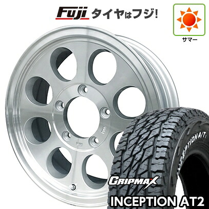 【新品】ジムニー 夏タイヤ ホイール4本セット 175/80R16 グリップマックス インセプション A/TII RWL(限定) WEDS ウェッズ ジムライン タイプ2 5.5J 16インチ(送料無料)