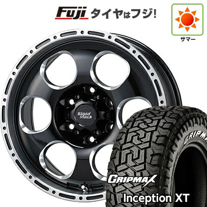 【新品】プラド/ハイラックス 夏タイヤ ホイール4本セット 275/70R17 グリップマックス インセプション X/T RWL(限定2023年製) エルフォード ブラッドストック 1P 2 8J 17インチ(送料無料)