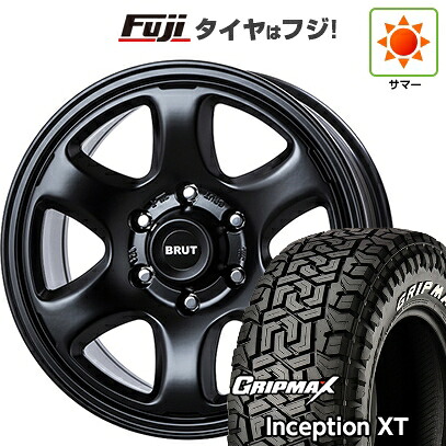 【新品】プラド/ハイラックス 夏タイヤ ホイール4本セット 275/70R17 グリップマックス インセプション X/T RWL(限定2023年製) トライスター BRUT BR-44 7.5J 17インチ(送料無料)