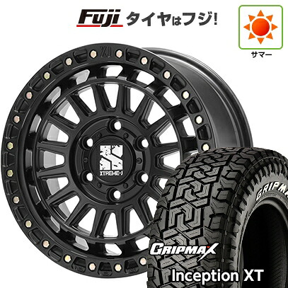 【新品】プラド/ハイラックス 夏タイヤ ホイール4本セット 275/70R17 グリップマックス インセプション X/T RWL(限定2023年製) MLJ エクストリームJ XJ08 8J 17インチ(送料無料)