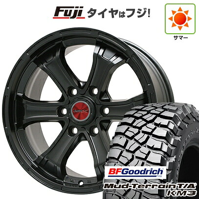 【新品】ランクル300 夏タイヤ ホイール4本セット 275/65R18 BFグッドリッチ マッドテレーンT/A KM3 ビッグウエイ B-MUD K(マットブラック) トヨタ車専用 8J 18インチ(送料無料)