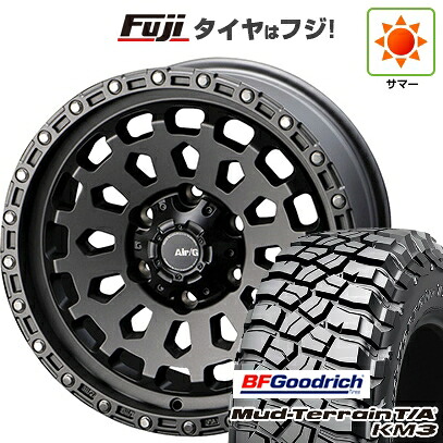 【新品】ランクル300 夏タイヤ ホイール4本セット 275/65R18 BFグッドリッチ マッドテレーンT/A KM3 フォーバイフォーエンジニア エアージー ヴァルカン 8.5J 18インチ(送料無料)