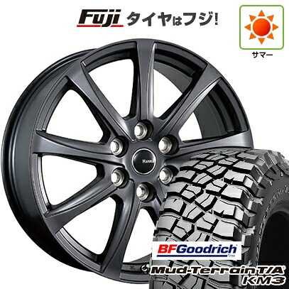 【新品】ランクル300 夏タイヤ ホイール4本セット 285/65R18 BFグッドリッチ マッドテレーンT/A KM3 TWS ハンナ TL9 トヨタ･レクサス専用 8J 18インチ(送料無料)