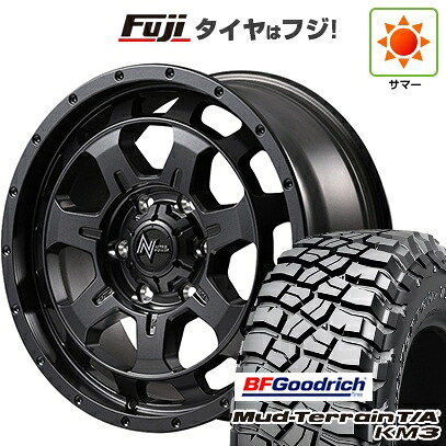 【新品】ランクル300 夏タイヤ ホイール4本セット 275/65R18 BFグッドリッチ マッドテレーンT/A KM3 MID WHEELS NITRO POWER M7 ファランクス 8J 18インチ(送料無料)