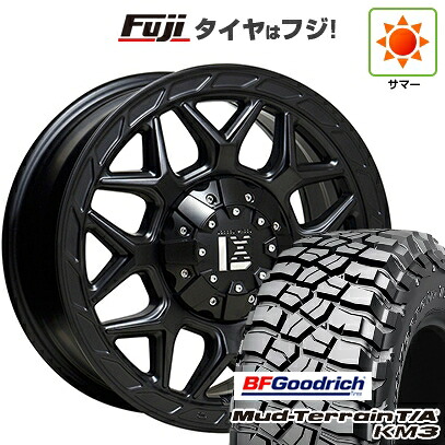 【新品】プラド/ハイラックス 夏タイヤ ホイール4本セット 35X12.5R17 BFグッドリッチ マッドテレーンT/A KM3 オフビート レクセル インフェルノ 8J 17インチ(送料無料)