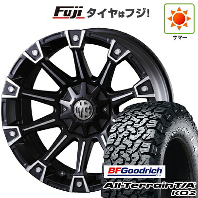 【新品】プラド/ハイラックス 夏タイヤ ホイール4本セット 35X12.5R17 BFグッドリッチ オールテレーンT/A KO2 RWL/RBL クリムソン マーテルギア(MG) モンスター 8J 17インチ(送料無料)