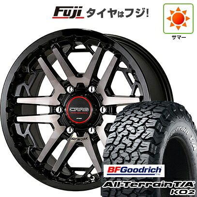 【新品】プラド/ハイラックス 夏タイヤ ホイール4本セット 35X12.5R17 BFグッドリッチ オールテレーンT/A KO2 RWL/RBL WORK ワーク クラッグ ティーグラビックIII【限定】 8J 17インチ(送料無料)|フジコーポレーション