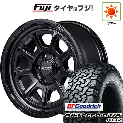 【新品】プラド/ハイラックス 夏タイヤ ホイール4本セット 35X12.5R17 BFグッドリッチ オールテレーンT/A KO2 RWL/RBL RAYS レイズ グラムライツ 57GR-X HD 8.5J 17インチ(送料無料)｜フジコーポレーション