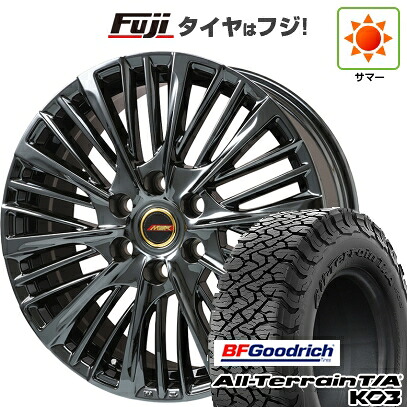 【新品】ランクル250 夏タイヤ ホイール4本セット 265/60R20 BFグッドリッチ オールテレーンT/A KO3 RBL プレミックス MER-X(平座ナット) 8J 20インチ(送料無料)