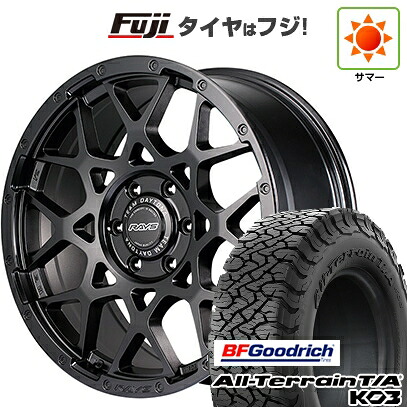【新品】ランクル300 夏タイヤ ホイール4本セット 285/55R20 BFグッドリッチ オールテレーンT/A KO3 RBL RAYS レイズ デイトナ M8 BLACK EDITION 9J 20インチ(送料無料)