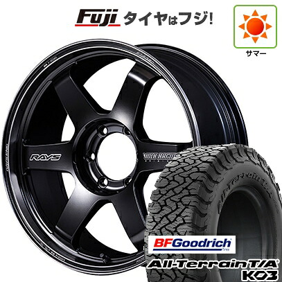 【新品】ランクル300 夏タイヤ ホイール4本セット 285/55R20 BFグッドリッチ オールテレーンT/A KO3 RBL RAYS レイズ ボルクレーシング TE37ULTRA ラージPCD Black Shadow 8.5J 20インチ(送料無料)｜フジコーポレーション