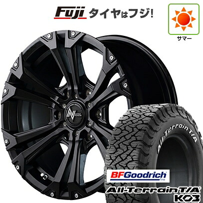 【新品】プラド/ハイラックス 夏タイヤ ホイール4本セット 285/70R17 BFグッドリッチ オールテレーンT/A KO3 RWL MID WHEELS NITRO POWER ジャベリン 8J 17インチ(送料無料) 144,250円