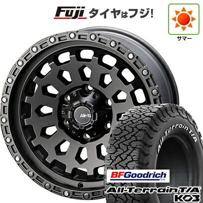 【新品】ランクル250 夏タイヤ ホイール4本セット 275/70R18 BFグッドリッチ オールテレーンT/A KO3 RWL フォーバイフォーエンジニア エアージー ヴァルカン 8.5J 18インチ(送料無料)