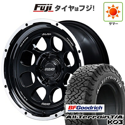【新品】ランクル250 夏タイヤ ホイール4本セット 275/70R18 BFグッドリッチ オールテレーンT/A KO3 RWL RAYS レイズ A LAP-08X 9J 18インチ(送料無料)