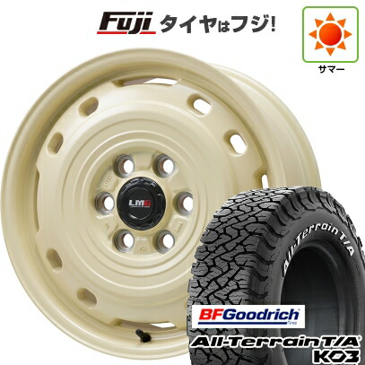 【新品】ランクル250 夏タイヤ ホイール4本セット 265/70R18 BFグッドリッチ オールテレーンT/A KO3 RWL レアマイスター LMG OFF-STYLE 2 (アイボリー) トヨタ車用 7.5J 18インチ(送料無料) 152,950円