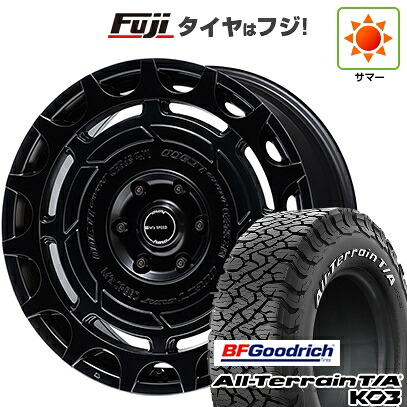 【新品】ランクル250 夏タイヤ ホイール4本セット 265/70R18 BFグッドリッチ オールテレーンT/A KO3 RWL エムズスピード ジュノウ LC300 8.5J 18インチ(送料無料)