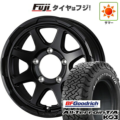 【新品】ジムニーシエラ/ジムニーノマド 夏タイヤ ホイール4本セット 215/70R16 BFグッドリッチ オールテレーンT/A KO3 RWL WEDS ウェッズアドベンチャー スタットベルク 6J 16インチ(送料無料)|フジコーポレーション