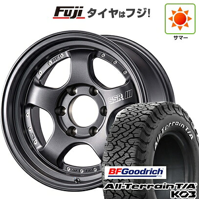 【新品】プラド/ハイラックス 夏タイヤ ホイール4本セット 265/70R17 BFグッドリッチ オールテレーンT/A KO3 RWL SSR ディバイド SP1 トレイル【限定】 8.5J 17インチ(送料無料)