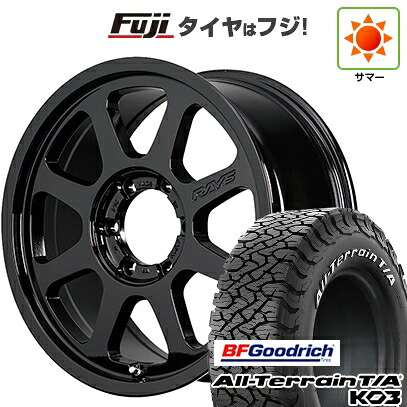 【新品】ランクル300 夏タイヤ ホイール4本セット 275/65R18 BFグッドリッチ オールテレーンT/A KO3 RWL RAYS レイズ SEASON SELECTION デイトナ RS D108 トヨタ・レクサス用 8.5J 18インチ(送料無料)｜フジコーポレーション