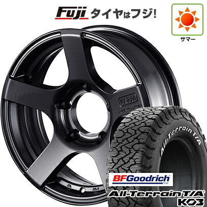 【新品】ジムニーシエラ/ジムニーノマド 夏タイヤ ホイール4本セット 215/70R16 BFグッドリッチ オールテレーンT/A KO3 RWL モーターファーム J-レボリューション 5.5J 16インチ(送料無料)