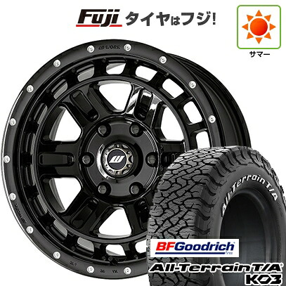 【新品】プラド/ハイラックス 夏タイヤ ホイール4本セット 265/70R17 BFグッドリッチ オールテレーンT/A KO3 RWL WORK ワーク クラッグ ティーグラビックII MC+ 8J 17インチ(送料無料)｜フジコーポレーション