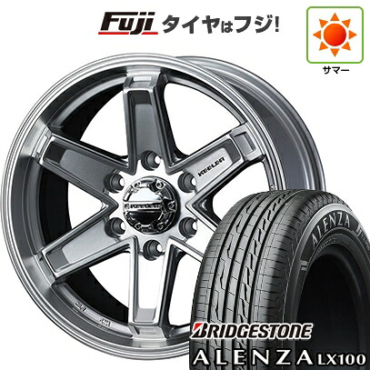 【新品】ランクル250/ランクル300 夏タイヤ ホイール4本セット 265/65R18 ブリヂストン アレンザ LX100 WEDS ウェッズアドベンチャー キーラータクティクス ハイパーシルバー トヨタ車用 7.5J 18インチ(送料無料)