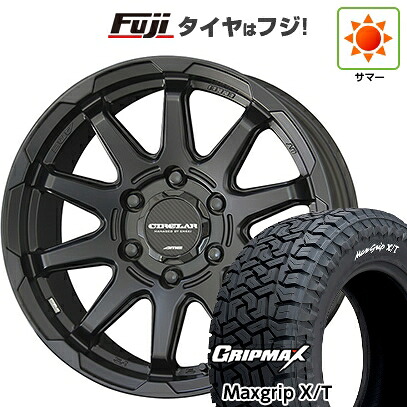 【新品】プラド/ハイラックス 夏タイヤ ホイール4本セット 265/65R17 グリップマックス マックスグリップ X/T RWL(限定) 共豊 サーキュラー C10X 8J 17インチ(送料無料)｜フジコーポレーション