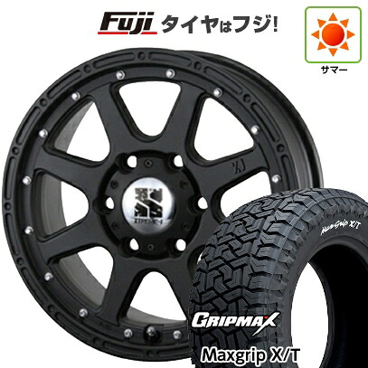 【新品】プラド/ハイラックス 夏タイヤ ホイール4本セット 265/65R17 グリップマックス マックスグリップ X/T RWL(限定) MLJ エクストリームJ 7.5J 17インチ(送料無料)｜フジコーポレーション