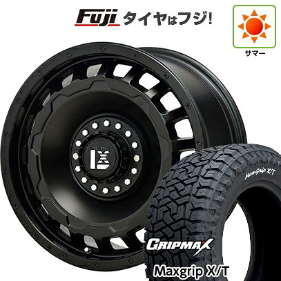 【新品】プラド/ハイラックス 夏タイヤ ホイール4本セット 265/65R17 グリップマックス マックスグリップ X/T RWL(限定) オフビート レクセル スワッガー 8.5J 17インチ(送料無料)