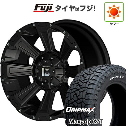 【新品】プラド/ハイラックス 夏タイヤ ホイール4本セット 265/65R17 グリップマックス マックスグリップ X/T RWL(限定) オフビート レクセル デスロック 8.5J 17インチ(送料無料)|フジコーポレーション