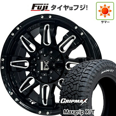【新品】プラド/ハイラックス 夏タイヤ ホイール4本セット 265/65R17 グリップマックス マックスグリップ X/T RWL(限定) オフビート レクセル バレーノオフロードスタイル 8J 17インチ(送料無料)