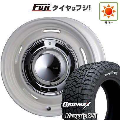 【新品】プラド/ハイラックス 夏タイヤ ホイール4本セット 265/65R17 グリップマックス マックスグリップ X/T RWL(限定) クリムソン ディーン クロスカントリー 8J 17インチ(送料無料)
