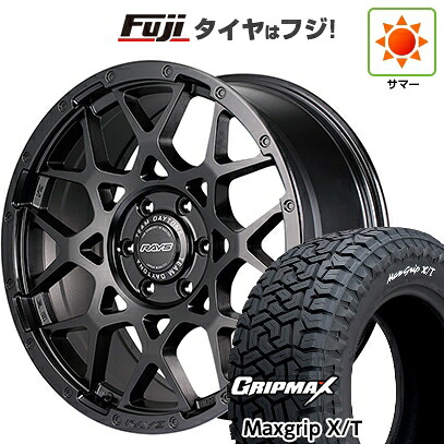 【新品】ランクル300 夏タイヤ ホイール4本セット 285/55R20 グリップマックス マックスグリップ X/T RWL(限定) RAYS レイズ デイトナ M8 BLACK EDITION 9J 20インチ(送料無料)|フジコーポレーション
