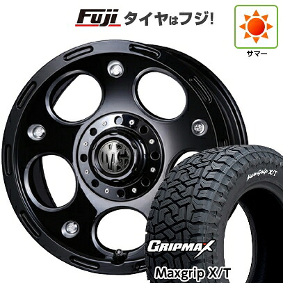 【新品】プラド/ハイラックス 夏タイヤ ホイール4本セット 265/65R17 グリップマックス マックスグリップ X/T RWL(限定) クリムソン マーテルギア(MG) デーモン【限定】 8J 17インチ(送料無料)