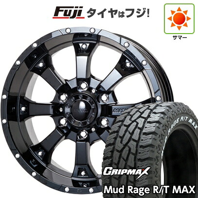 【新品】プラド/ハイラックス 夏タイヤ ホイール4本セット 275/70R17 グリップマックス マッドレイジR/T MAX RWL(限定2023年製) トライスター MKW MK-46 8J 17インチ(送料無料)