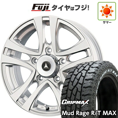 【新品】ジムニー 夏タイヤ ホイール4本セット 195R16C 104/102Q グリップマックス マッドレイジR/T MAX RWL(限定) テクノピア マッドクリフ 5.5J 16インチ(送料無料)｜フジコーポレーション